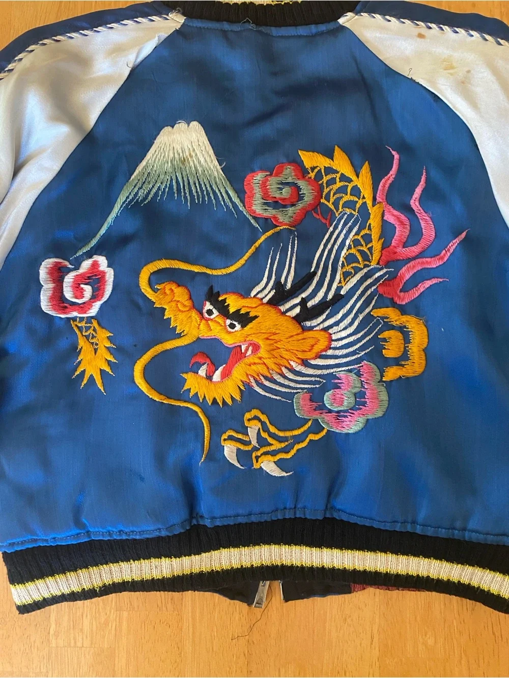 1950s Japanese Reversible Sukajan Tiger Souvenir Jacket Coat Bomber Vintage Tour